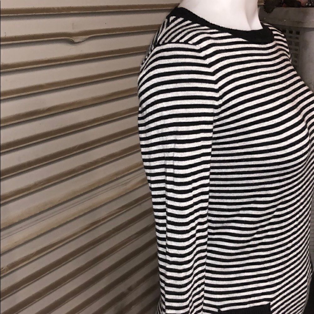 đď¸MNGâbasicsâsweater topâwhiteâwithâblack - Picture 4 of 6